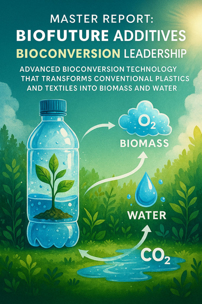 BioConversion is the missing link in circularity. - BioFuture Additives